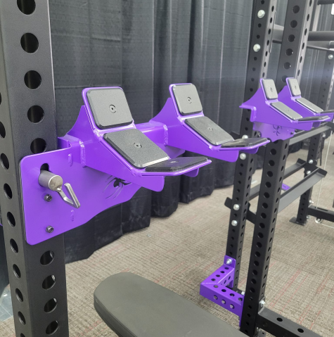 Dumbbell Trays - Convenient Storage Solution for Squat Racks by Black Widow Training Gear