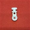 Friction Carrier, End Carrier, for Ripple Fold, White. R1001