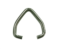 D Ring Stainless Steel Clip for Baton or Wand. BA13