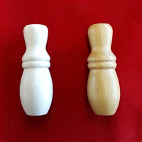 Wood Tassel. x Large Hourglass shape, 2 1/2" height