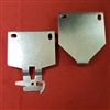 2 7/8" PROJECTION. Large Pair Roller Shade Brackets. RB590