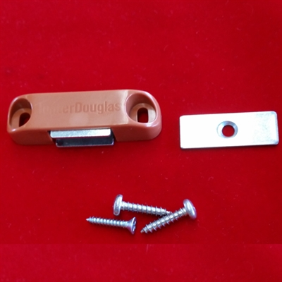 Designer Magnet Assembly Kit for Shutter. Cherry Brown color. Hunter Douglas. WHM20462