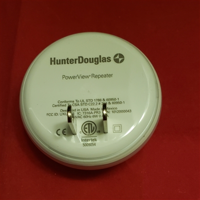 PowerView Repeater. Hunter Douglas. Extend Signal of HUB. 754500000