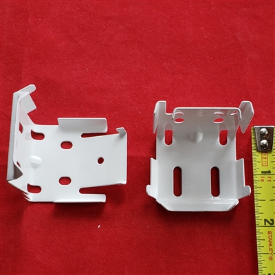 KIT. Installation brackets, pack of 2. Metal. White. KIT5708
