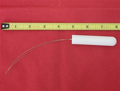 Restring Tool.  Fabric Lacing Needle. 6" long needle loop