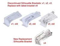 DISCONTINUED .Silhouette Installation Brackets. Replace with 6008