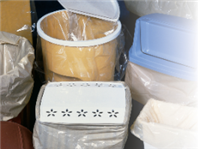10 gal. Trash Can Liner - White Low Density| Prism Pak