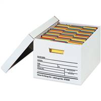 24 x 12 x 10" Auto-Lock Bottom File Storage Boxes| Prism Pak