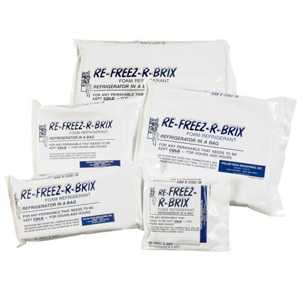 4 1/2 x 4 x 3/4" Re-Freez-R-BrixÃ‚Â® Cold Bricks| Prism Pak