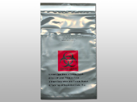 Grey Opaque Adhesive Closure Tamper-Evident Specimen Transfer Bag (3-Wall) 6 X 10 1/4 2 mil 1,000/cs| Prism Pak