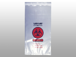 15 X 17 Clear Adhesive Closure Tamper Evident 3 Wall Specimen Transfer Bag 2 mil 500/cs| Prism Pak