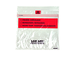 Lab-LocÃ‚Â® Specimen Bags with Removable Biohazard Symbol 8 X 10 1.75 mil 1,000/cs| Prism Pak