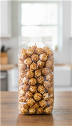 3" x 2" x 9" 2 cup  EZ Open Clear Cello Bags for Popcorn| Prism Pak