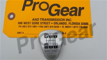 8 Speed Eaton Fuller Shift Knob Diagram. P/N: 5586115