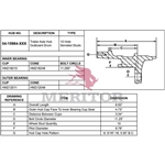 Meritor Rear Hub Assembly P/N: 04-15984-009 or 0415984009