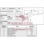 Meritor Ay - Frt Hub / Stud P/N: 05-15633-002 or 0515633002
