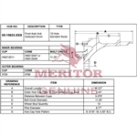 Meritor Assembly - Frt Hub / Stud P/N: 05-15633-002 or 0515633002