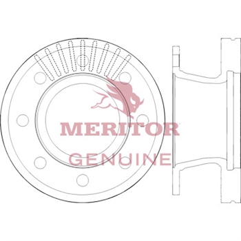 Meritor Rotor P/N: 3218N1366