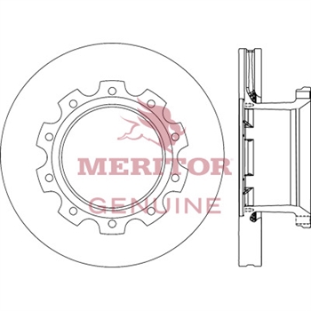 Meritor Rotor P/N: 3218Z1404