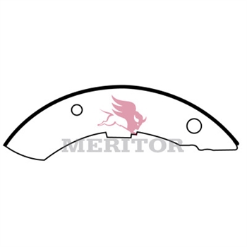 Meritor 5 In Brake Shoe P/N: 451003