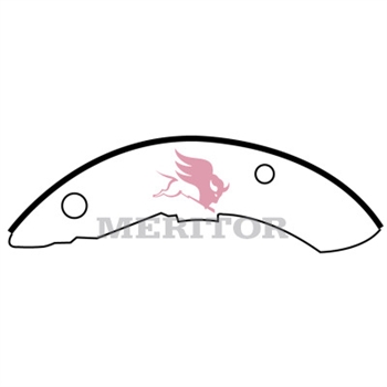 Meritor 6 In Brake Shoe P/N: 451004