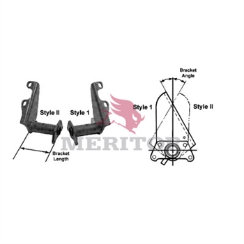 Meritor Assembly Chamber Bracket P/N: A1-3299J6380 or A13299J6380