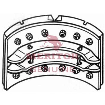 Meritor Brake Shoe P/N: A16-3222N1314 or A163222N1314