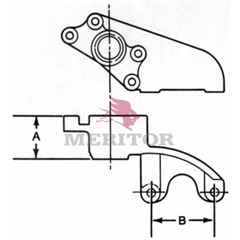 Meritor Assembly Cam Bracket P/N: A2-3299B4864 or A23299B4864