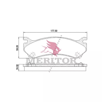 Meritor Disc Pad Set P/N: FSAESD785