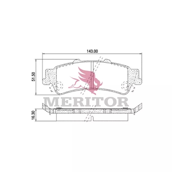 Meritor Disc Pad Set P/N: FSAESD792