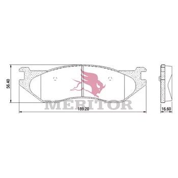 Meritor Disc Pad Set P/N: FSAESD966