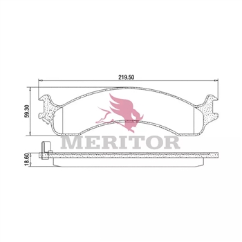 Meritor Disc Pad Set P/N: FSAMPD859
