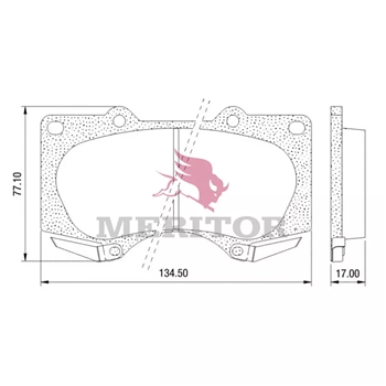 Meritor Disc Pad Set P/N: FSAMPD976