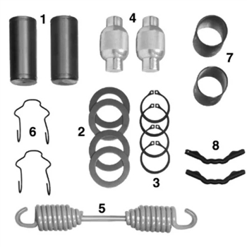 Meritor Kit-Brk Rep-Mnr P/N: KIT9001