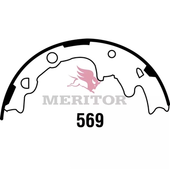 Meritor Brake Shoe P/N: R41569