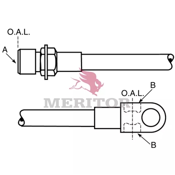 Meritor Hydraulic Hose P/N: R4577500