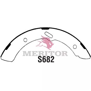 Meritor Lined Shoe Set P/N: R46682