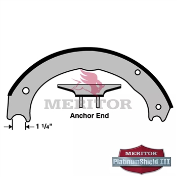 Meritor Reman Shoe P/N: XSR3014709E2