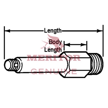 Meritor Dowel P/N: 1746E57