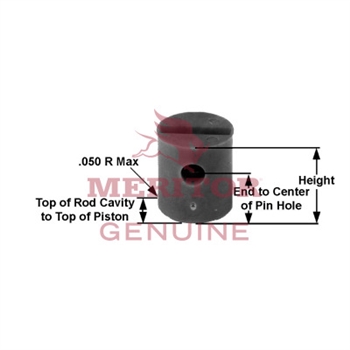 Meritor Piston-Asa-Red P/N: 2297W3637