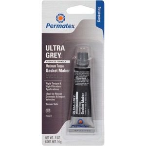 Permatex Ultra Grey Rigid High-Torque RTV Silicone Gasket Maker P/N: 22074