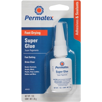 Permatex Super Glue 1 oz. P/N: 49450