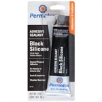 Permatex Black Silicone Adhesive Sealant 3 oz. P/N: 81158