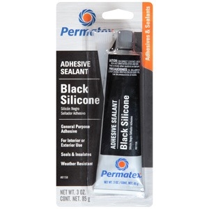 Permatex Black Silicone Adhesive Sealant 3 oz. P/N: 81158