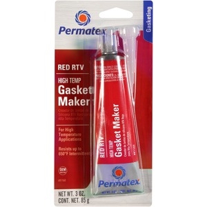 Permatex High-Temp Red RTV Silicone Gasket Maker 3 oz. P/N: 81160