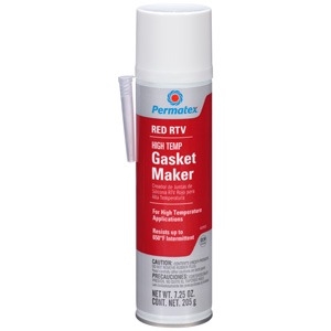 Permatex High-Temp Red RTV Silicone Gasket Maker 7.25 oz. P/N: 81915