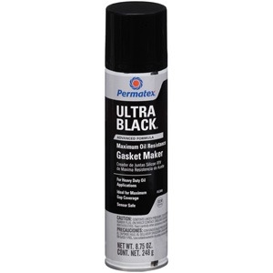 Permatex Ultra Black Maximum Oil Resistance RTV Silicone Gasket Maker 8.75 oz. P/N: 82080