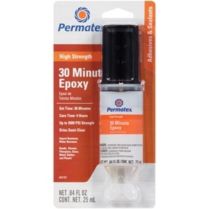 Permatex 30 Minute High Strength General Purpose Epoxy .84 oz. P/N: 84107