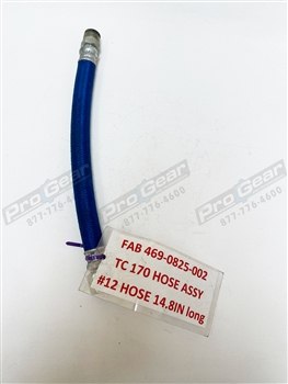 Fabco Hose Assy, #12 Hose, 14.8In Long P/N: 4690825002 or 469-0825-002