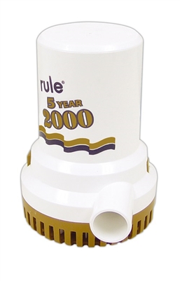 Rule Gold Series Bilge Pump (2000 gph)